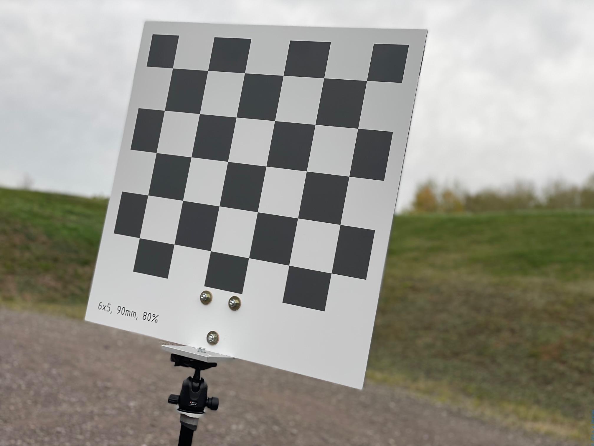 Kalibriertarget Standard - Schachbrettmuster Grau 6x5 – Bild 3
