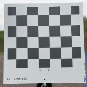 Kalibriertarget Standard - Schachbrettmuster Grau 6x5