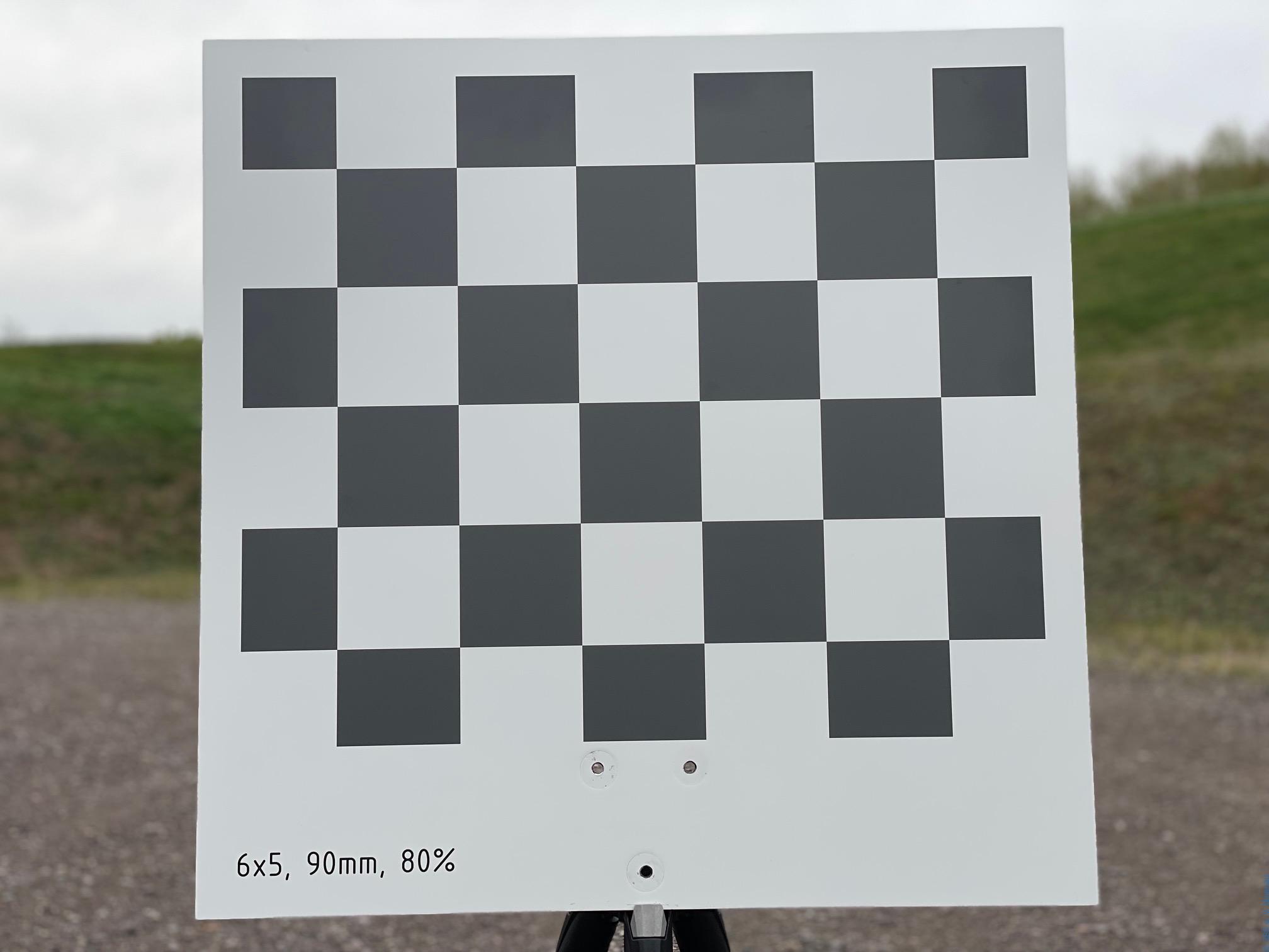 Kalibriertarget Standard - Schachbrettmuster Grau 6x5